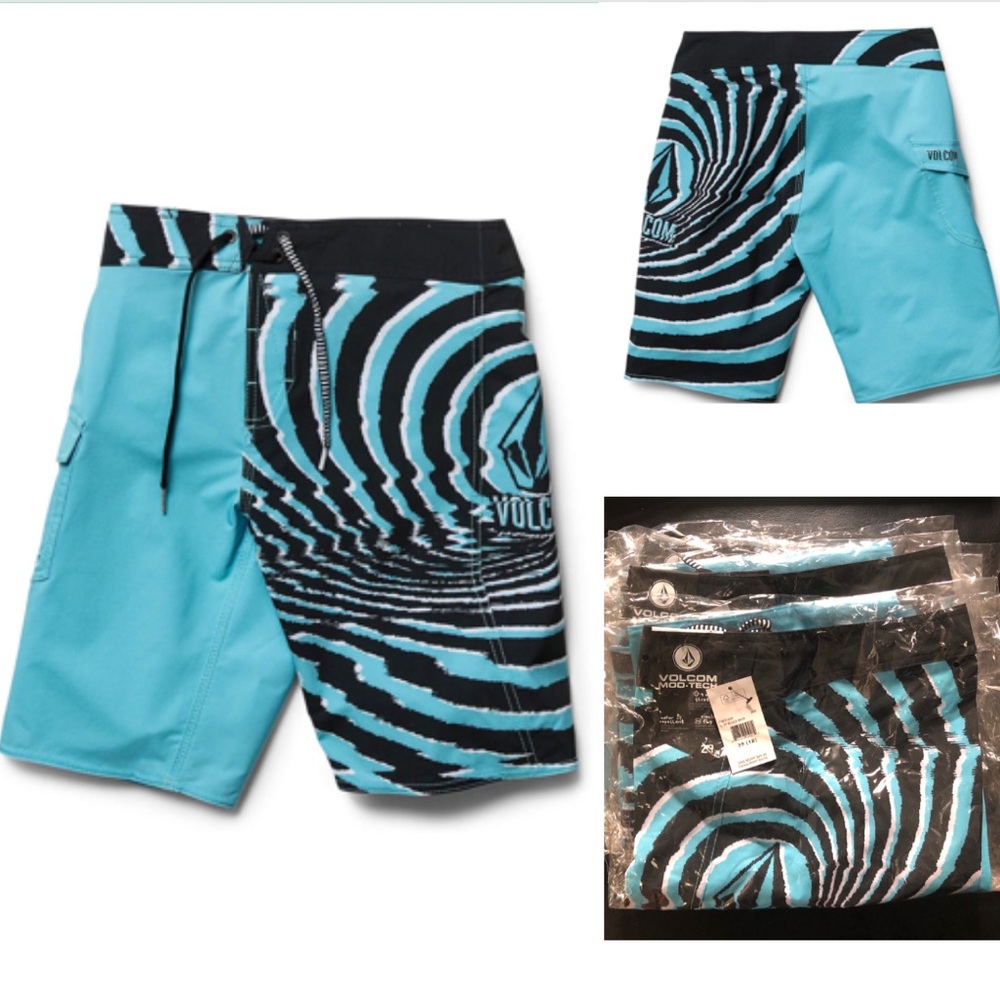 New VOLCOM Lido black Mod Board Short K14